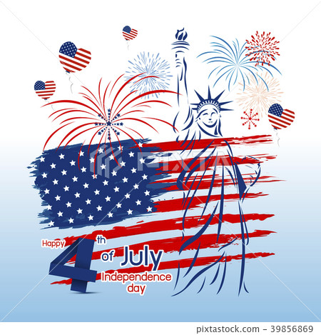 USA 4 july independence day design 39856869