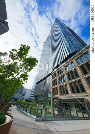 Tokyo Midtown Hibiya and young leaves fresh green 39859005
