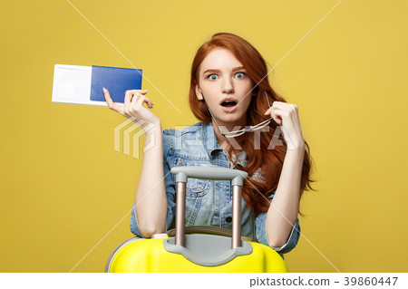 Travel and Lifestyle Concept: Portrait of a 39860447