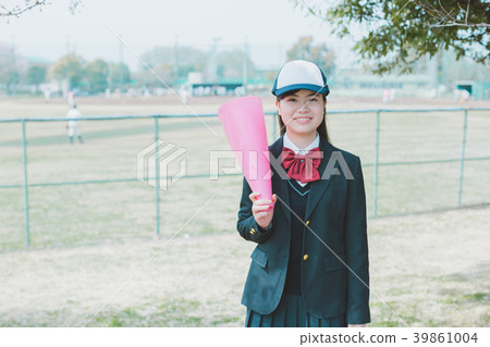 support, high school girl, high school student 39861004