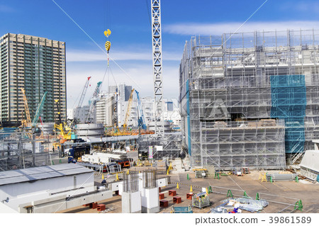 Large scale construction site 39861589