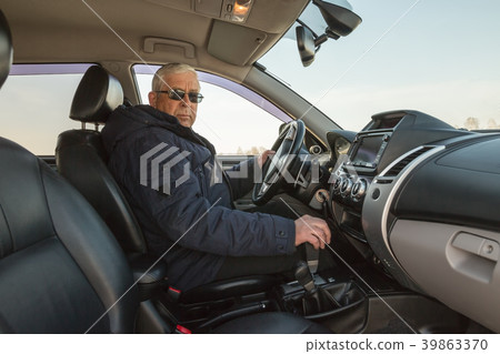 Man in the car Man in the car 39863370