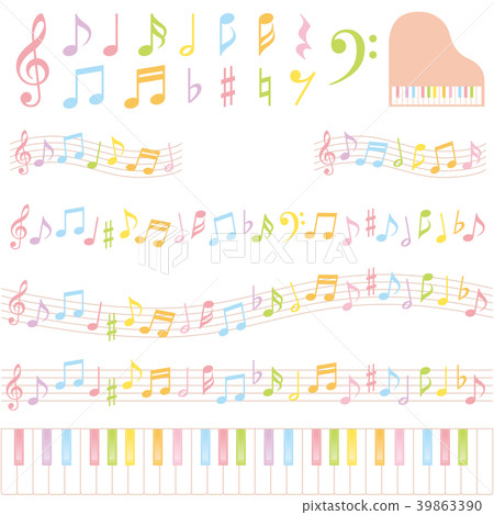 Music advertising decoration 39863390