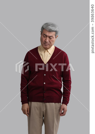 Asian man's facial expression, senior, middle-aged, senior, close-up, health, impression, emotion Asian man's facial expression, senior, middle-aged, senior, close-up, health, impression, emotion 39863640