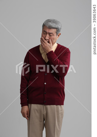 Asian man's facial expression, senior, middle-aged, senior, close-up, health, impression, emotion Asian man's facial expression, senior, middle-aged, senior, close-up, health, impression, emotion 39863643