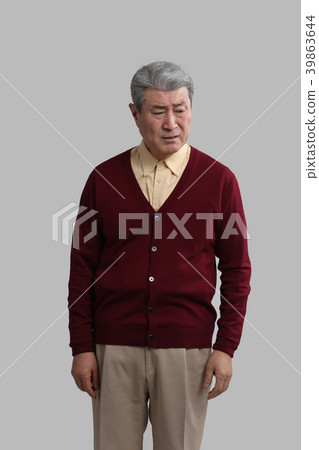 Asian man's facial expression, senior, middle-aged, senior, close-up, health, impression, emotion Asian man's facial expression, senior, middle-aged, senior, close-up, health, impression, emotion 39863644