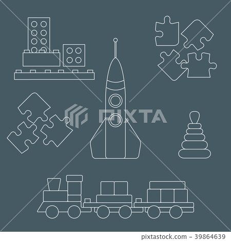kids toys objects 39864639