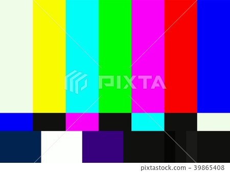 Television color test pattern Television color test pattern 39865408