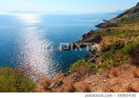 Sea bay in Zingaro Park, Sicily, Italy 39865430