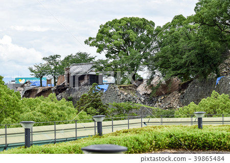 熊本城堡在地震熊本城堡之後立即在夏天熊本城堡 熊本城堡在地震熊本城堡之後立即在夏天熊本城堡 39865484