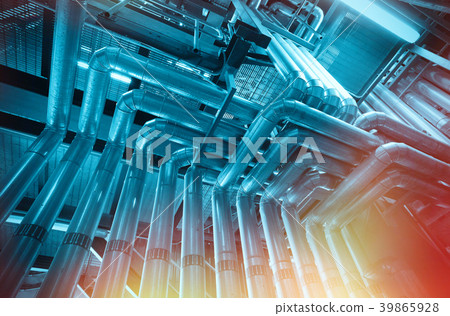 Industrial zone, Steel pipelines and valves 39865928