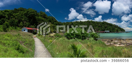 Tropical landscape of Koh Rong Samloem island Tropical landscape of Koh Rong Samloem island 39866056