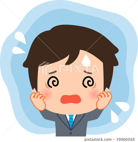 Men in suit turning eyes 39866088