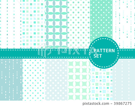 Set of swatch patterns - Stock Illustration [39867275] - PIXTA