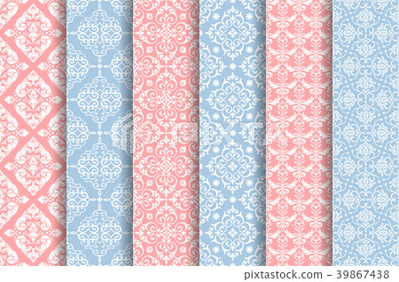 Set of 6 vector seamless patterns 39867438
