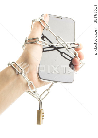 phone in hand wrapped chain phone in hand wrapped chain 39869013