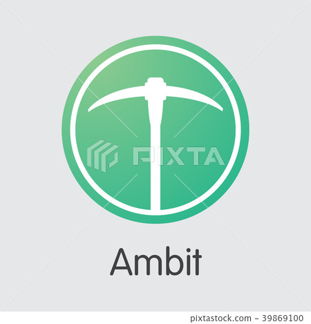 Ambit Crypto Currency - Vector Pictogram. Ambit Crypto Currency - Vector Pictogram. 39869100