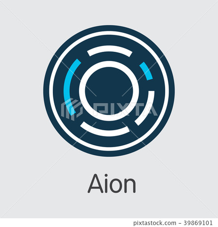 Aion Crypto Currency - Vector Sign Icon. Aion Crypto Currency - Vector Sign Icon. 39869101