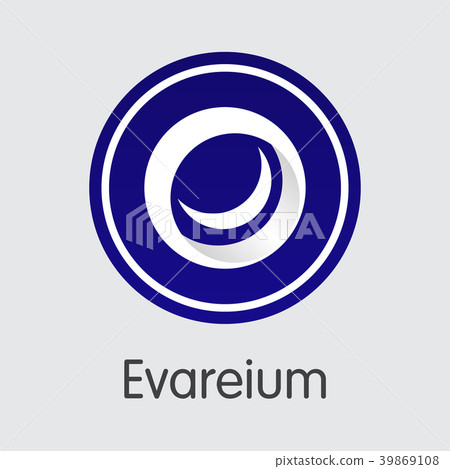 Evareium Virtual Currency. Vector EVM Colored Logo Evareium Virtual Currency. Vector EVM Colored Logo 39869108