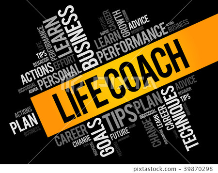 Life Coach word cloud collage 39870298