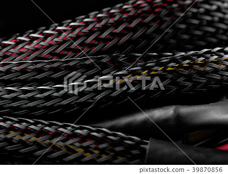 Abstract background of cable from power supply. Abstract background of cable from power supply. 39870856
