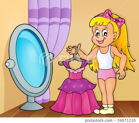 Girl with dress theme image 2 39871210