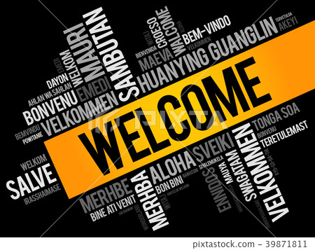WELCOME word cloud 39871811