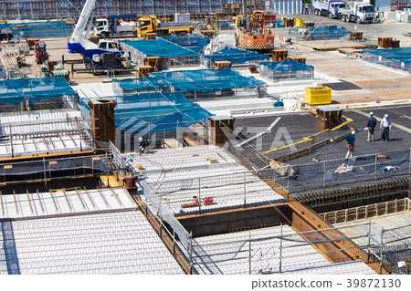 Large scale construction site Large scale construction site 39872130
