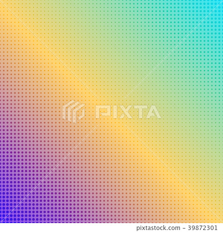 Abstract square rainbow dotted background Abstract square rainbow dotted background 39872301