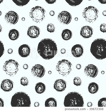 Monochrome grunge scratched circles pattern Monochrome grunge scratched circles pattern 39872308