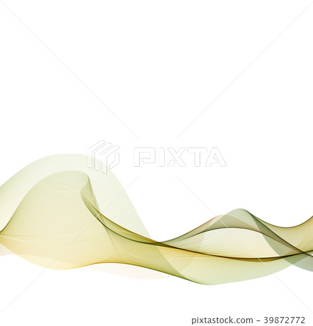 Abstract wave isolated on white background - Stock Illustration ...