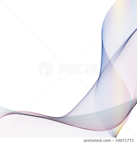 Abstract wave isolated on white background - Stock Illustration ...