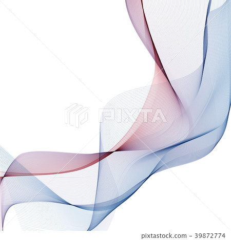 Abstract wave isolated on white background - Stock Illustration ...