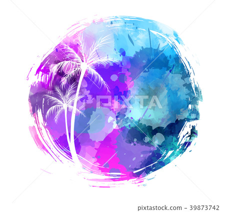 Round grunge travel banner Round grunge travel banner 39873742
