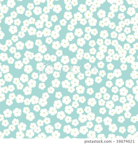 Pattern floral pattern haze grass blue Pattern floral pattern haze grass blue 39874021