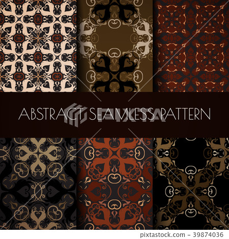 seamless pattern set 39874036