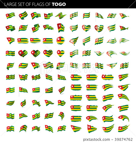 togo flag, vector illustration 39874762