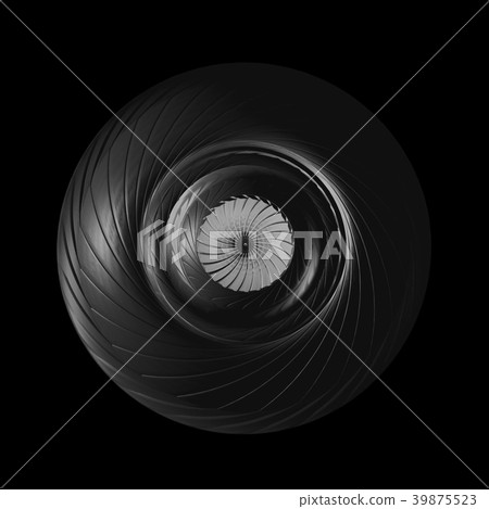 Machine Part With Rotating Blades 39875523