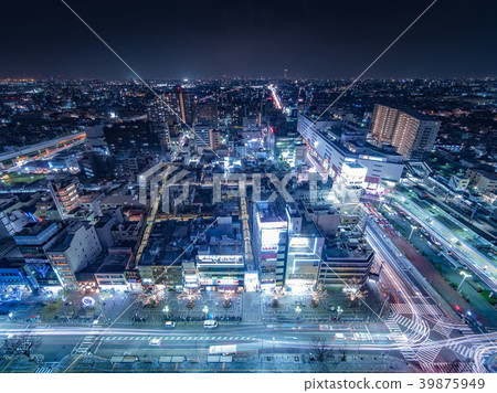 Night view from Sakai City Hall 21st floor observation lobby Night view from Sakai City Hall 21st floor observation lobby 39875949