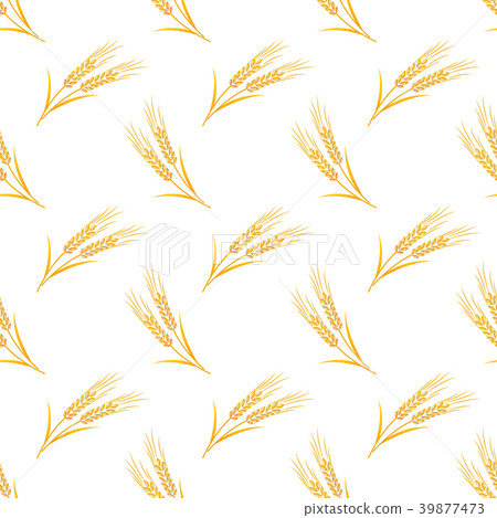 Seamless background watercolor organic vegetable 39877473