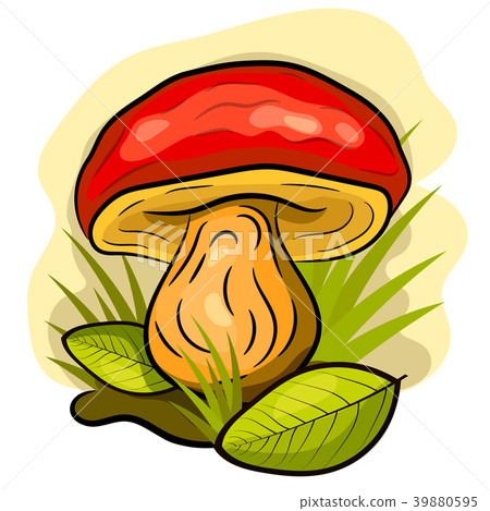 Mushroom organic logo. Mushroom organic logo. 39880595