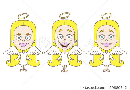 Little girl angel set 39880742