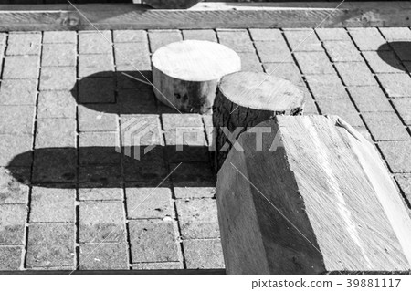 Wood chopping in Bilbao 39881117