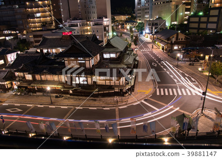 Night view of Ehime Dogo Onsen 39881147