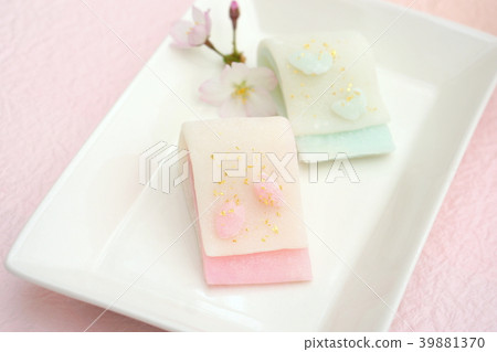 Cherry blossom petals and butterflies 39881370