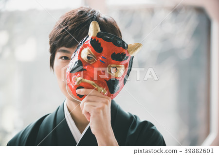 demon, ogre, mask 39882601