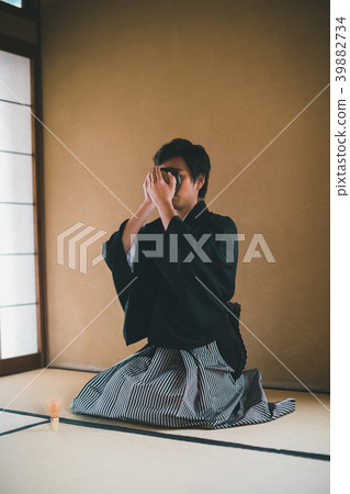japanese tea ceremony, male, man 39882734