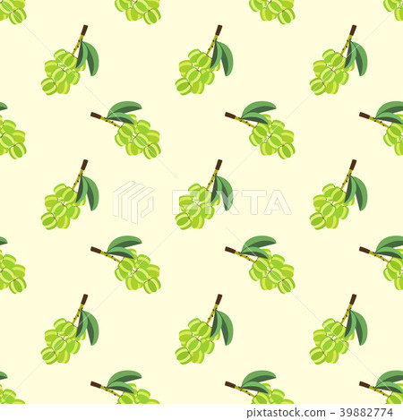 Seamless background tropical organic fruit 39882774