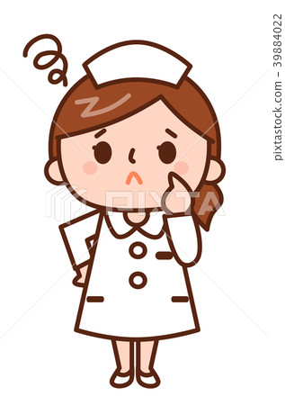 Think about a nurse - Stock Illustration [39884022] - PIXTA