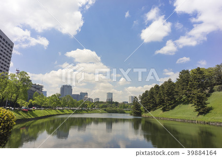 皇宮Hanzoan和Hibiya摩天大樓的晴天 皇宮Hanzoan和Hibiya摩天大樓的晴天 39884164
